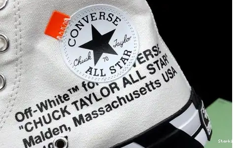 O-W X Black White Converse 2.0 163892C 0626